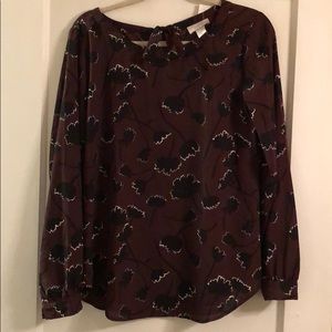 NWT LOFT outlet floral blouse